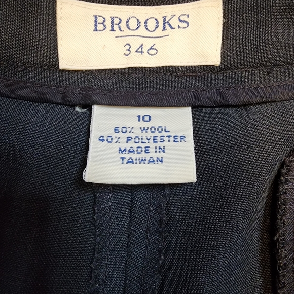 Brooks 346 EUC gray lightweight wool blend pants 10 - Picture 4 of 9